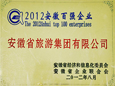 2012年度安徽企業(yè)100強