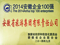 2014年度安徽企業(yè)100強